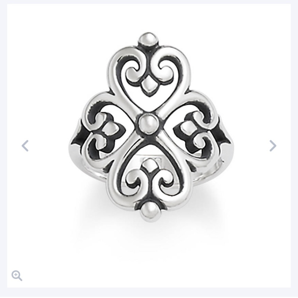 James Avery Adorned Hearts Ring